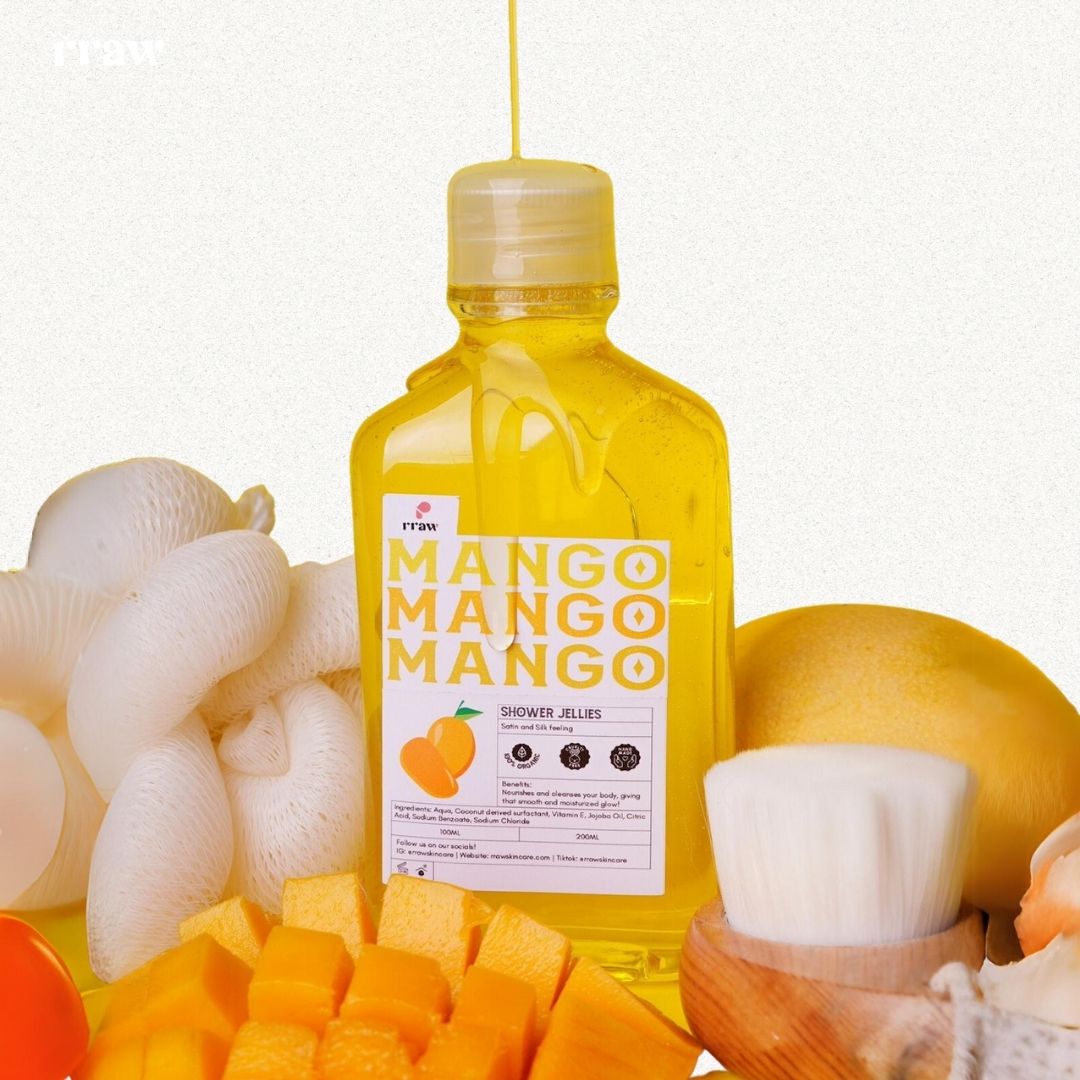 Mango Shower Jelly Body Wash Gel – RRAW Skincare