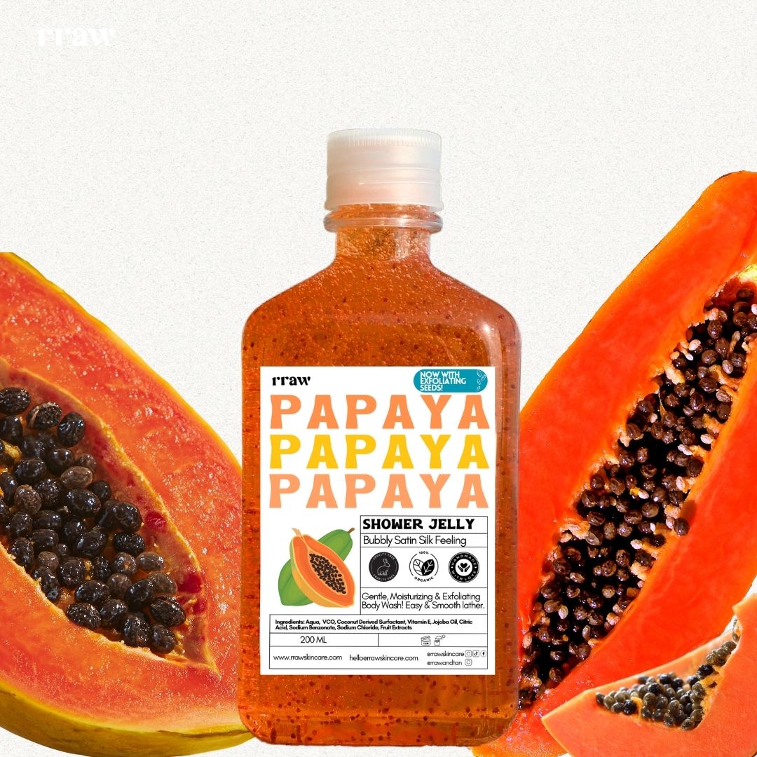 Papaya Shower Jelly Body Wash Gel