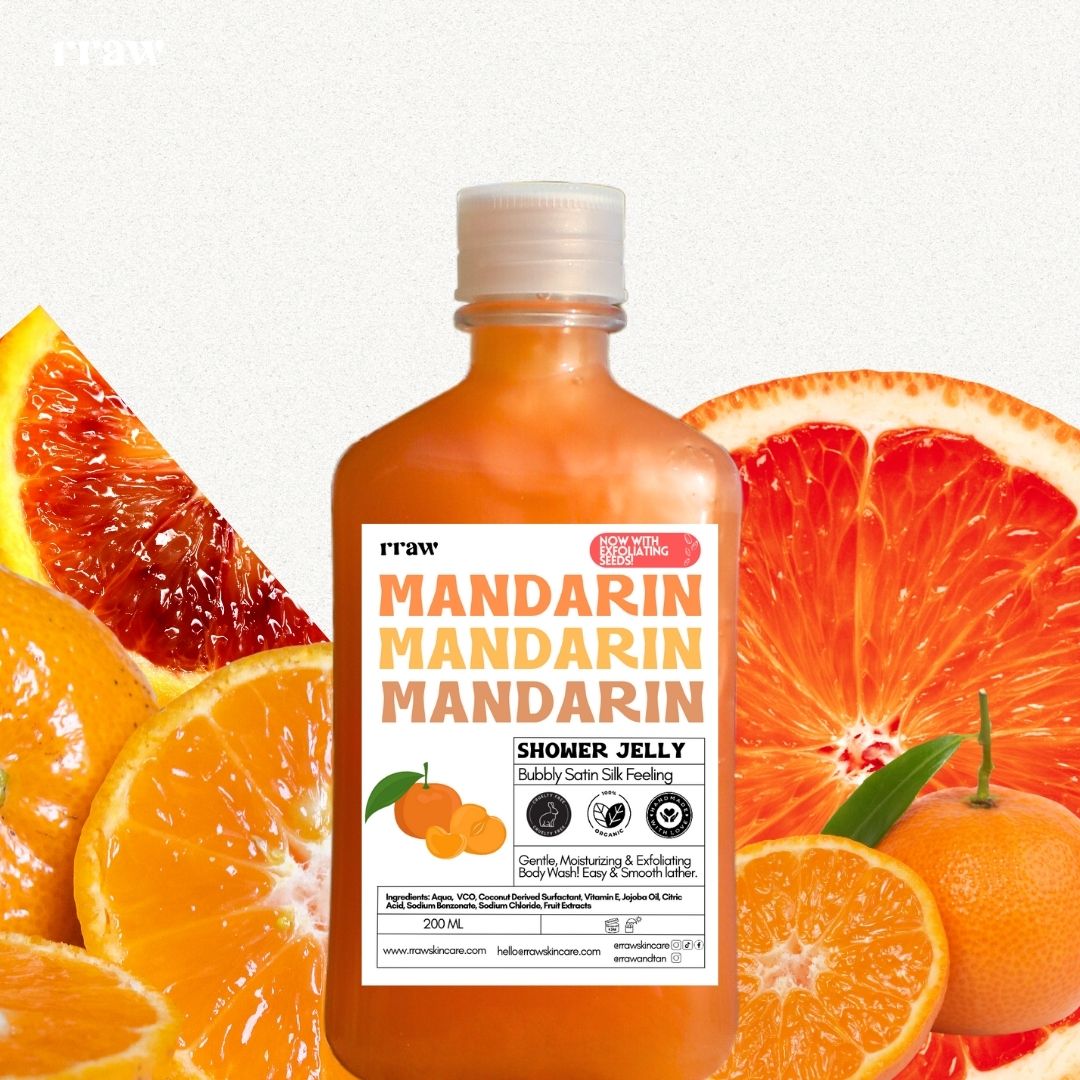Mandarin Orange Shower Jelly Body Wash Gel