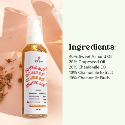 Cinnamon Chamomile Infused Body Oil