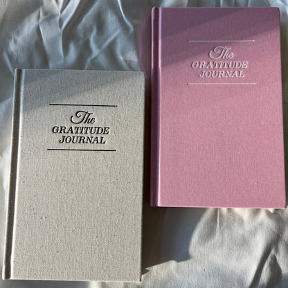 White Linen Gratitude Journals