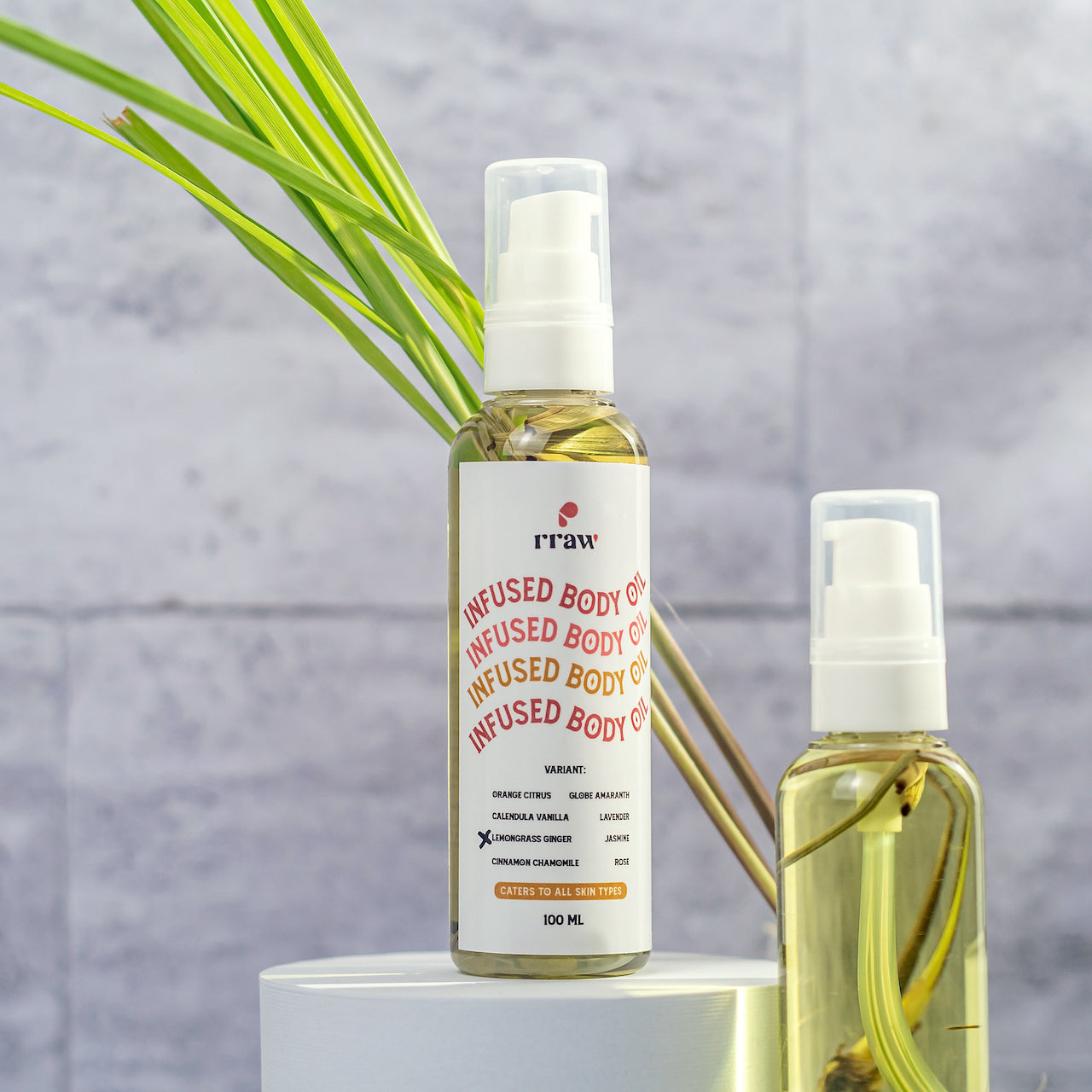 Lemongrass Ginger Infused Body Oil